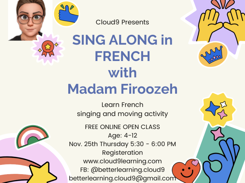 French Sing-Along with Madam Firoozeh